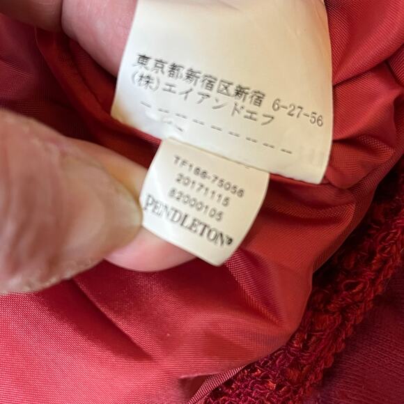 Pendleton Wool Blend Fully Lined Button Front Blazer Size 14 - Picture 10 of 12